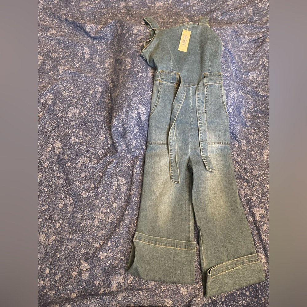 NWT Denim jumpsuit